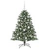 vidaXL Künstlicher Weihnachtsbaum mit 150 LEDs Grün 85 x 85 x 120 cm