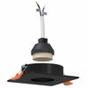 vidaXL Spotlight 6 stk. Schwarz 9 x 9 x 2 cm Aluminium