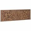 vidaXL Bettkopfteil Natur Massivholz Teak