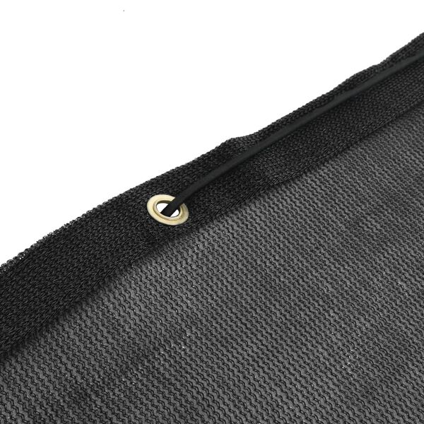 vidaXL Anh&auml;ngernetz HDPE 3x5 m Schwarz