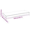 vidaXL Palettenkissenset 2 pcs Anthrazit 120 x 40 x 8 cm Oxford-Stoff