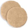 vidaXL Kissenbezug 2 stk. HEERLEN Creme Durchmesser 50 cm