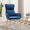 vidaXL Relaxsessel Blau Samt