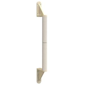 vidaXL Kratzs&auml;ule Wandmontage 109 cm Sisal