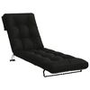 vidaXL Sonnenliege Kissen VIANEN 100 % Polyester Schwarz