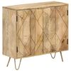 vidaXL Sideboard 80x30x75 cm Massivholz Mango