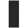 vidaXL Wandschrank Schwarz 34,5x34x90 cm Holzwerkstoff