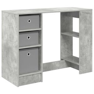 vidaXL Schreibtisch Betongrau 100 x 40 x 75 cm Holzwerkstoff