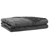 vidaXL Gewichtsdecke Anthrazit 138 x 200 cm 6 kg 100% Baumwolle 205T
