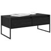 vidaXL Couchtisch Schwarz Eichen-Optik 100 x 46 x 40 cm Holzwerkstoff