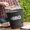 ProGarden Grilleimer BBQ 26 cm Mattschwarz