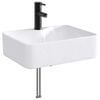 vidaXL Waschbecken f&uuml;rs Badezimmer Matt Schwarz 48,5 x 37,5 x 13 cm