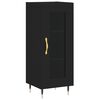 vidaXL Highboard Schwarz 34,5x34x180 cm Holzwerkstoff