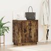 vidaXL LED-Sideboard Ger&auml;ucherte Eiche 71 x 34,5 x 75 cm Holzwerkstoff