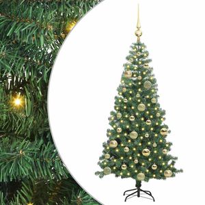 vidaXL Weihnachtsbaum Gr&uuml;n 120 cm PVC