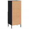 vidaXL Sideboard Schwarz 34,5x34x90 cm Holzwerkstoff