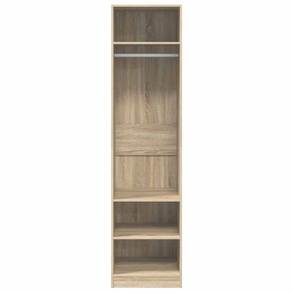 vidaXL Kleiderschrank Sonoma-Eiche 50x50x200 cm Holzwerkstoff