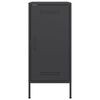 vidaXL Sideboard Schwarz 36x39x79 cm Stahl