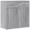 vidaXL Sideboards 2 Stk. Grau Sonoma 79x38x80 cm Holzwerkstoff