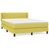 vidaXL Boxspringbett mit Matratze Gr&uuml;n 140x190 cm Stoff