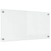 vidaXL K&uuml;chenr&uuml;ckwand Transparent 80 x 40 cm Geh&auml;rtetes Glas