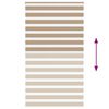 vidaXL Doppelrollo Sandbraun 120x200 cm Stoffbreite 115,9 cm Polyester