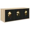 vidaXL Wandmontierter TV-Schrank BREMEN 102 x 33 x 40 cm Sonoma-Eiche