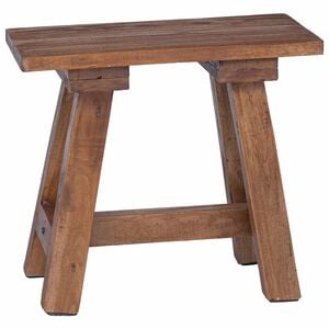 vidaXL Bank Natur 50,5 x 25 x 47,5 cm Massivholz Mahagoni