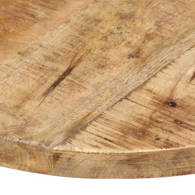 vidaXL Tischplatte Massivholz Mango Rund 25-27 mm 40 cm