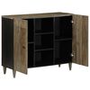 vidaXL Sideboard 90x33x75 cm Massivholz Mango