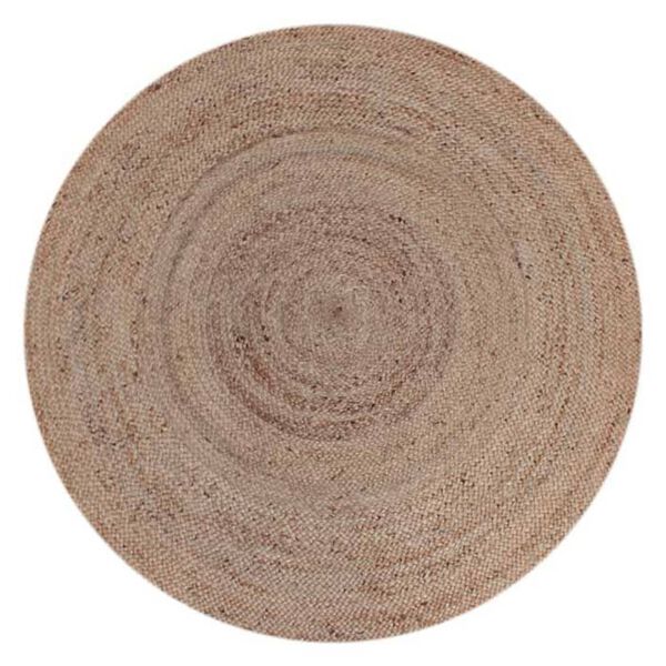 LABEL51 Teppich Jute Rund 150 cm Natur