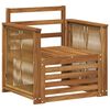 vidaXL Outdoor Mittelsofa Natur