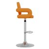 vidaXL Barhocker Orange Kunstleder