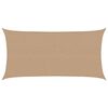 vidaXL Sonnensegel 160 g/m&sup2; Taupe 2,5x5 m HDPE