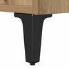 vidaXL Nachttisch 2 pcs Artisan-Eiche 40 x 35 x 70 cm Holzwerkstoff
