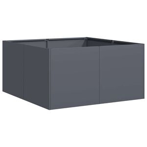 vidaXL Pflanzk&uuml;bel Anthrazit 80x80x40 cm Kaltgewalzter Stahl