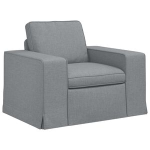 vidaXL Sofa Hellgrau 103 x 80 x 82 cm Stoff