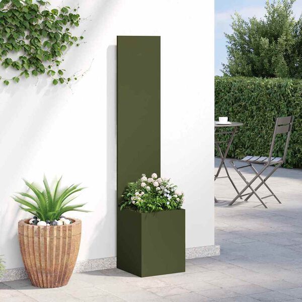 vidaXL Garten Sichtschutz-Leinwand Olivgr&uuml;n 32 x 140 cm