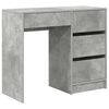 vidaXL Schreibtisch Beton Grau Holzwerkstoff 90 x 37,5 x 75 cm