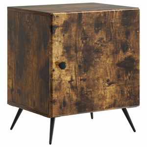 vidaXL Nachttisch Ger&auml;ucherte Eiche 43 x 34,5 x 50 cm Holzwerkstoff