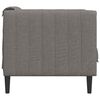 vidaXL Sessel Taupe Stoff