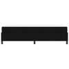 vidaXL Boxspringbett mit Matratze Schwarz 90 x 190 cm Stoff