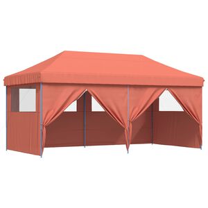 vidaXL Partyzelt 292 x 580 x 315 cm Terrakotta Oxford-Stoff
