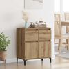vidaXL Sideboard Artisan-Eiche 60 x 35 x 70 cm Verbundholz und Eisen