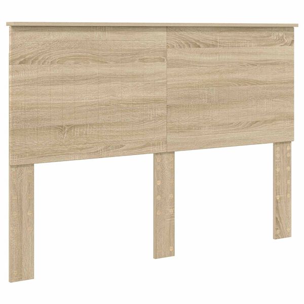 vidaXL Kopfteil mit Kopfteil Sonoma-Eiche 140 cm Holzwerkstoff