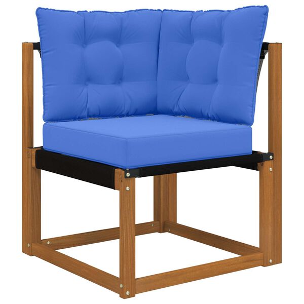 vidaXL Sofakissen f&uuml;r drau&szlig;en 3 pcs T&uuml;rkis Polyester