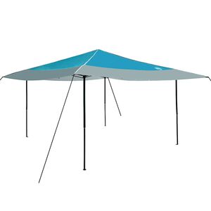 vidaXL Pavillon-Zelt 395 x 395 x 251 cm Blau Stoff