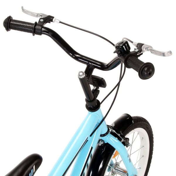 vidaXL Kinderfahrrad 14 Zoll Schwarz und Blau