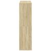 vidaXL Raumteiler Sonoma-Eiche 100x33x125,5 cm Holzwerkstoff