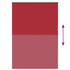 vidaXL Verdunkelungsrollo Rot 100x150cm Stoffbreite 95,7 cm Polyester